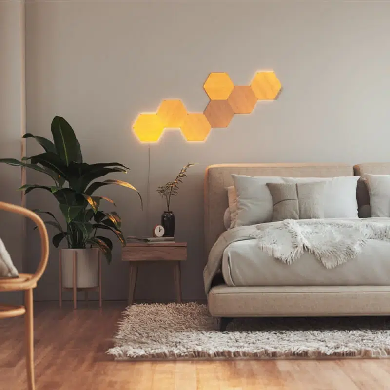 Nanoleaf Elements Hexagons פאנל עץ חכם