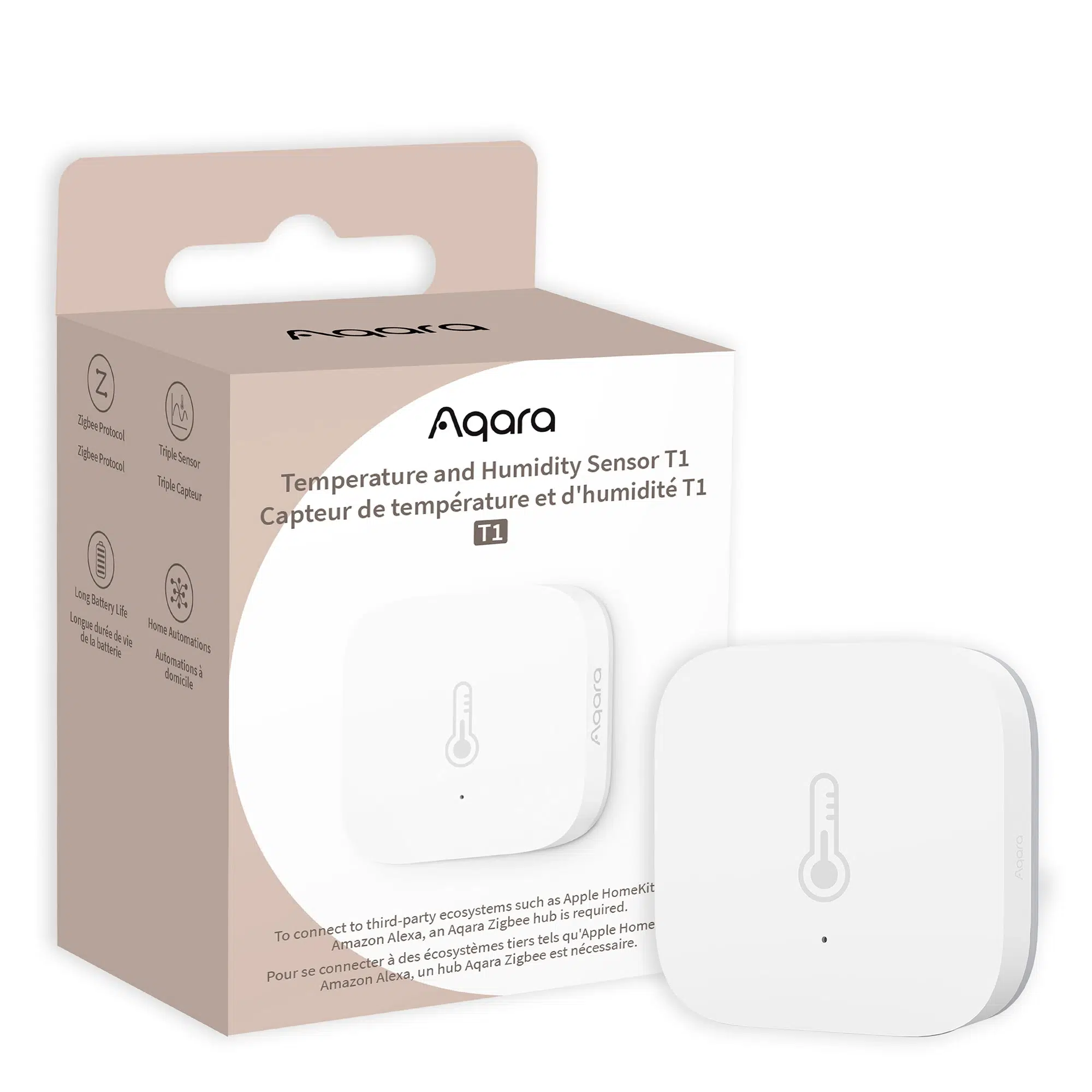 Aqara Temperature and Humidity Sensor T1 חיישן לחות וטמפרטורה