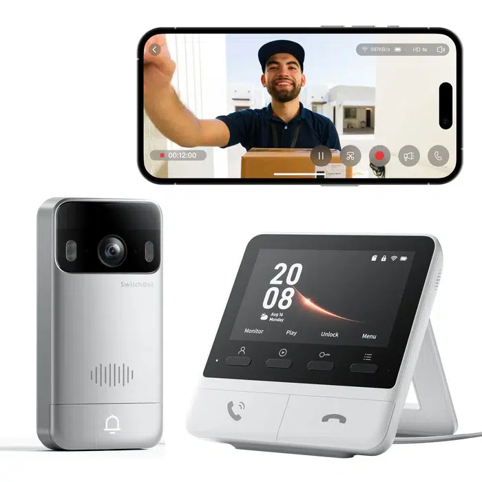 SwitchBot Video Doorbell מצלמת פעמון חכם