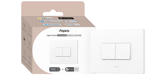 Aqara H2 Horizontal מפסק תאורה חכם (ללא אפס/עם אפס)